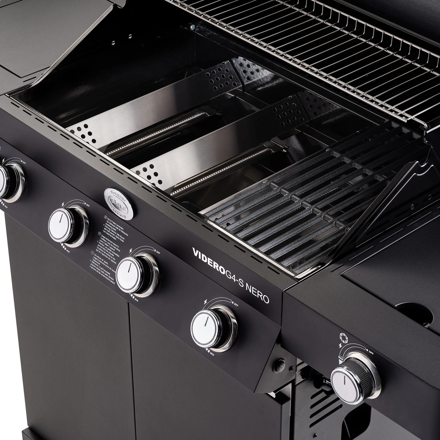 Rösle Gasgrill BBQ-Station Videro G4-S Vario+ Nero Schwarz - Modell 2023 - X-DEAL Inkl. Abdeckhaube 10 Rösle Gasgrill BBQ-Station Videro G4-S Vario+ Nero Schwarz - Modell 2023 - X-DEAL Inkl. Abdeckhaube – Bild 10