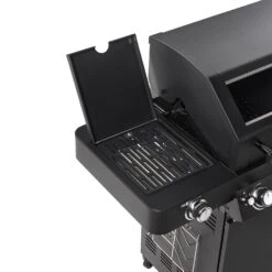 Rösle Gasgrill Videro G4-S Vario+ Nero Schwarz - Modell 2023 - X-DEAL Inkl. Abdeckhaube Und Grillplatte -Grill Mit Freu Geschaft Roesle Videro G4 S Vario NERO matt schwarz Primezone 2