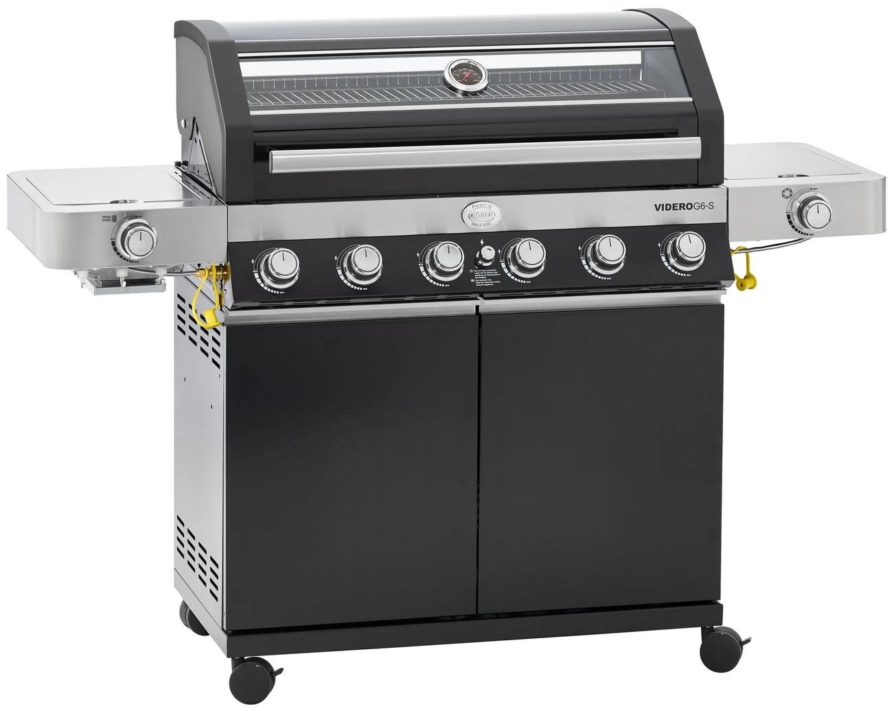 Rösle Gasgrill Videro G6-S VARIO+ Schwarz - Modell 2023 - SMART Deal Inkl. Grillfürst Grill Control 2 Rösle Gasgrill Videro G6-S VARIO+ Schwarz - Modell 2023 - SMART Deal Inkl. Grillfürst Grill Control – Bild 2