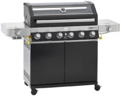 Rösle Gasgrill Videro G6-S VARIO+ Schwarz - Modell 2023 - X-DEAL Inkl. Abdeckhaube, Grillplatte Und Drehspieß