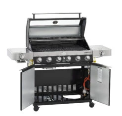 Rösle Gasgrill Videro G6-S VARIO+ Schwarz - Modell 2023 - SMART Deal Inkl. Grillfürst Grill Control + Abdeckhaube Und Grillplatte -Grill Mit Freu Geschaft Roesle Videro G6 S Vario schwarz 25527 Unterschrank