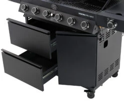 Rösle Gasgrill Videro Pro G6-S Vario+ Mattschwarz - Modell 2023 -Grill Mit Freu Geschaft Roesle Videro Pro G6 S Gasgrill Unterschrank