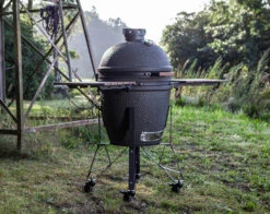 The Bastard Keramikgrill Urban Large - Complete - Schwarz Matt - Modell 2023 22 The Bastard Keramikgrill Urban Large - Complete - Schwarz Matt - Modell 2023 -Grill Mit Freu Geschaft The Bastard Urban Large Keramikgrill Seitentische Untergestell