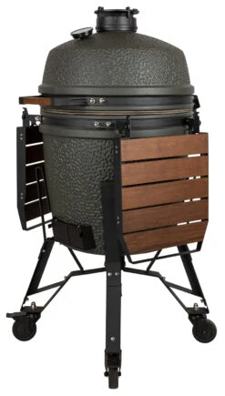 The Bastard Keramikgrill VX Large - Complete - Schwarz Matt - Modell 2023 20 The Bastard Keramikgrill VX Large - Complete - Schwarz Matt - Modell 2023 -Grill Mit Freu Geschaft The Bastard VX Keramikgrill Large Komplett Seitenablagen abgeklappt