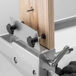 Thüros Flammlachshalter Inkl. Flammlachsbrett -Grill Mit Freu Geschaft Thueros Flammlachsbrett Halterung Detail